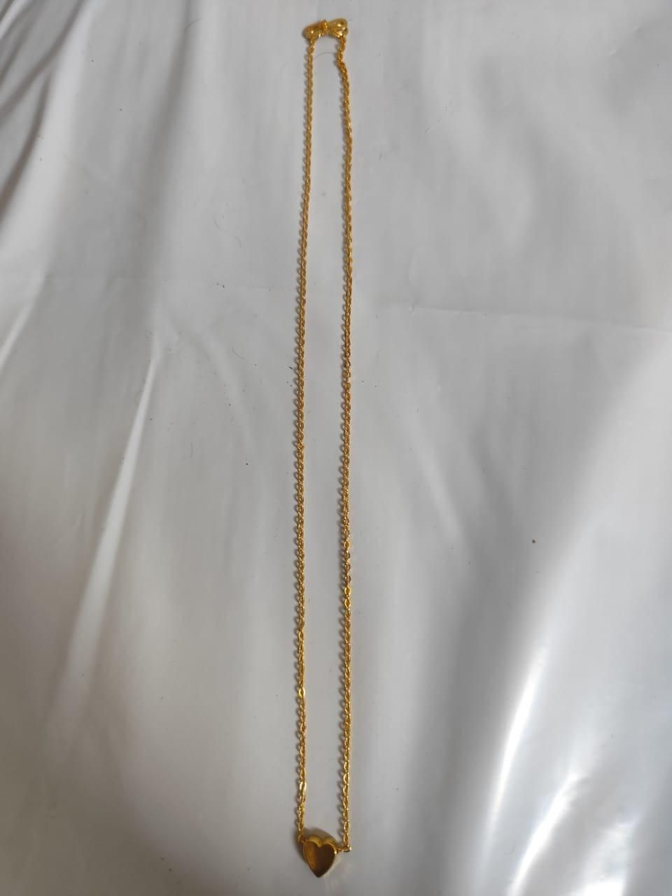 Original Paris Heart Necklace Pack Of 2