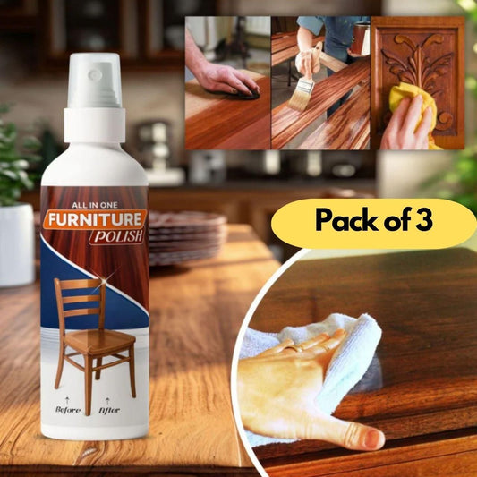 All In One Furniture Polish 450 gram Pack of 3