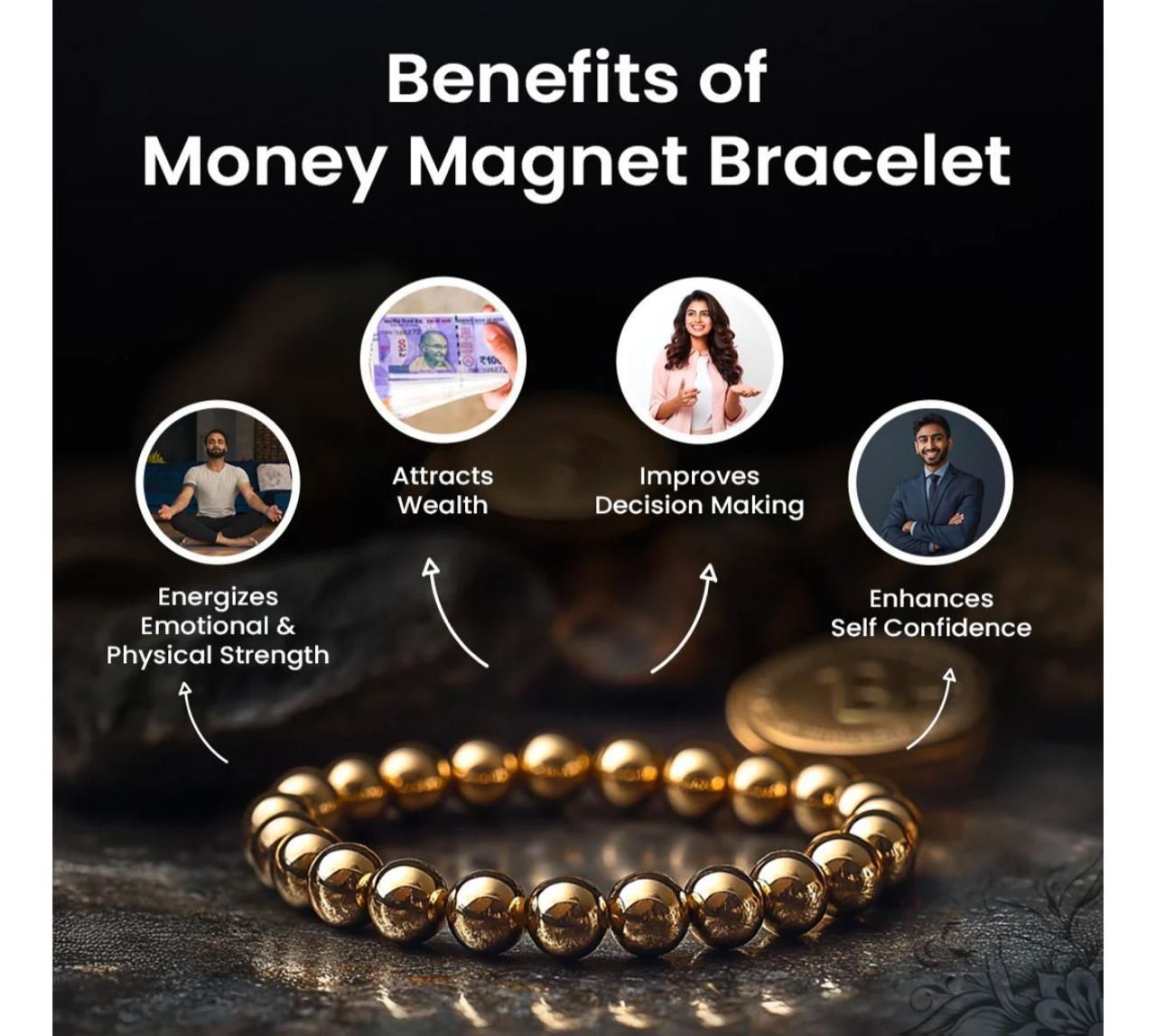 Unisex Original Money Magnet Bracelet