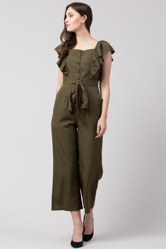 Original Verve Studio Polyester Solid Jumpsuit